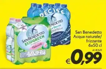 Iper Super Conveniente San Benedetto Acqua naturale/ frizzante offerta