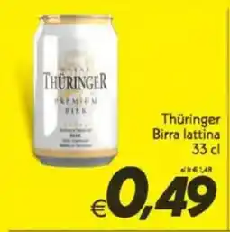 Iper Super Conveniente Thüringer Birra lattina offerta