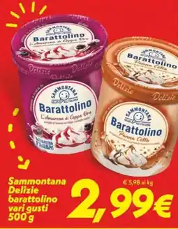 Iper Super Conveniente Sammontana Delizie barattolino vari gusti offerta