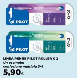 Extracoop Linea penne PILOT roller g2 un esempio: confezione multipla 3+1 offerta