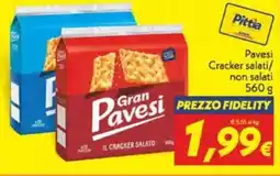 Iper Super Conveniente Pavesi Cracker salati/ non salati offerta