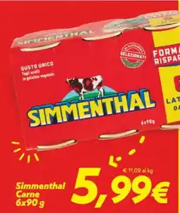 Iper Super Conveniente Simmenthal Carne offerta