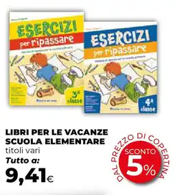 Extracoop Libri per le vacanze scuola elementare offerta
