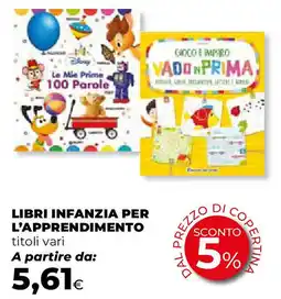 Extracoop Libri infanzia per l'apprendimento offerta