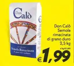 Iper Super Conveniente Don Calò Semola rimacinata di grano duro offerta