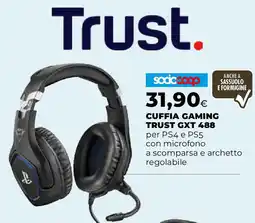 Extracoop Cuffia gaming TRUST GXT 488 offerta