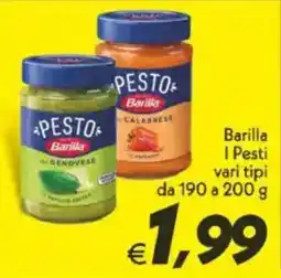 Iper Super Conveniente Barilla I Pesti vari tipi offerta