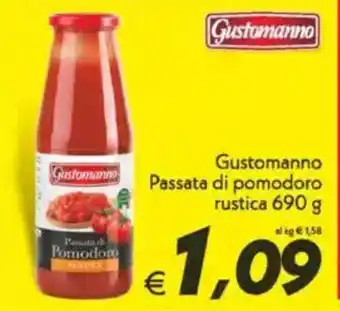 Iper Super Conveniente Gustomanno Passata di pomodoro rustica offerta
