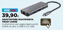 Extracoop Adattatore multiporta TRUST 24968 offerta