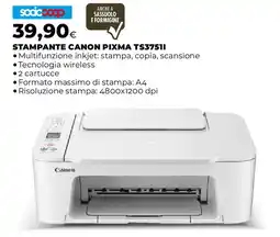 Extracoop Stampante canon pixma TS37511 offerta