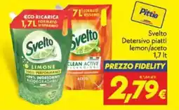 Iper Super Conveniente Svelto Detersivo piatti lemon/aceto offerta