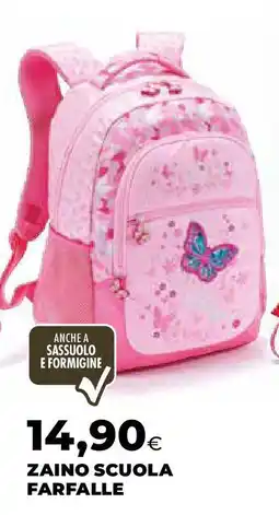 Extracoop Zaino scuola farfalle offerta