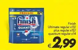 Iper Super Conveniente Finish Ultimate regular x13/ plus regular x12/ quantum regular x14 offerta