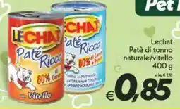 Iper Super Conveniente Lechat Patè di tonno naturale/vitello offerta