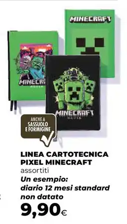 Extracoop Linea cartotecnica pixel minecraft offerta