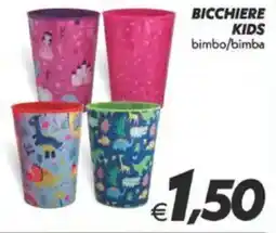 Iper Super Conveniente Bicchiere kids offerta