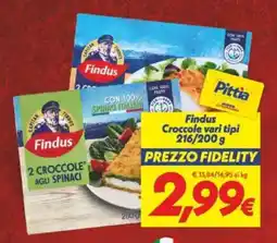 Iper Super Conveniente Findus Croccole vari tipi offerta