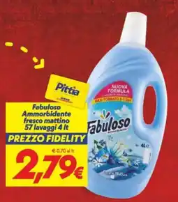 Iper Super Conveniente Fabuloso Ammorbidente fresco mattino 57 lavaggi offerta