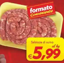 Iper Super Conveniente Salsiccia di suino offerta