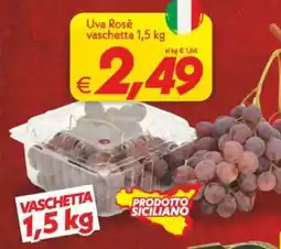 Iper Super Conveniente Uva Rosè vaschetta offerta