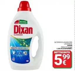 Supermercati Gulliver Detersivo liquido per lavatrice DIXAN offerta