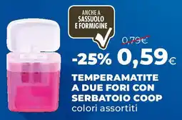 Extracoop Temperamatite a due fori con serbatoio COOP offerta