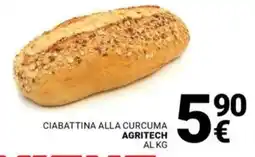 Supermercati Gulliver Ciabattina alla curcuma agritech offerta