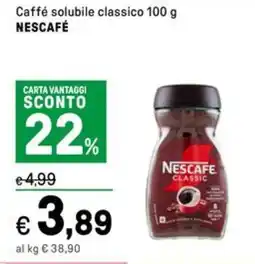 Iper La Grande Caffé solubile classico NESCAFÉ offerta