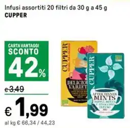 Iper La Grande Infusi assortiti 20 filtri da a CUPPER offerta