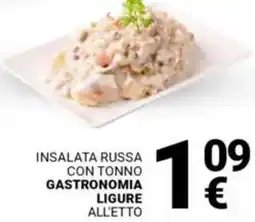 Supermercati Gulliver Insalata russa con tonno gastronomia ligure offerta