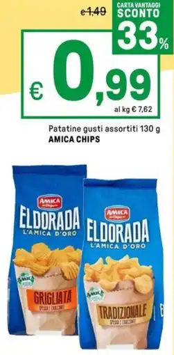 Iper La Grande Patatine gusti assortiti AMICA CHIPS offerta