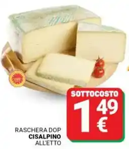 Supermercati Gulliver Raschera dop cisalpino offerta