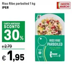 Iper La Grande Riso Ribe parboiled IPER offerta