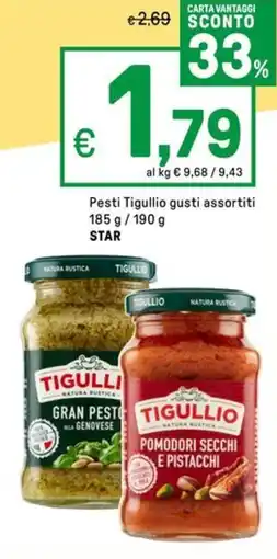 Iper La Grande Pesti Tigullio gusti assortiti STAR offerta