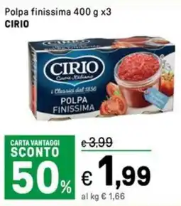 Iper La Grande Polpa finissima CIRIO offerta