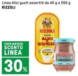 Iper La Grande Linea Alici gusti assortiti RIZZOLI offerta