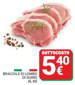 Supermercati Gulliver Braciole di lombo di suino offerta