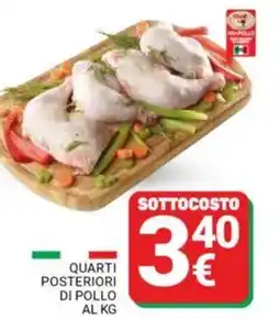 Supermercati Gulliver Quarti posteriori di pollo offerta