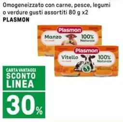 Iper La Grande Omogeneizzato con carne, pesce, legumi o verdure gusti assortiti PLASMON offerta
