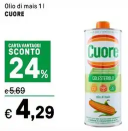 Iper La Grande Olio di mais CUORE offerta