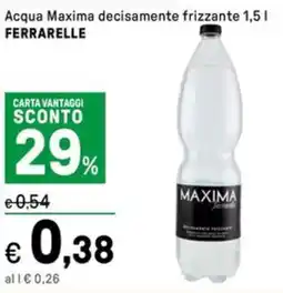 Iper La Grande Acqua Maxima decisamente frizzante FERRARELLE offerta