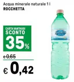Iper La Grande Acqua minerale naturale ROCCHETTA offerta