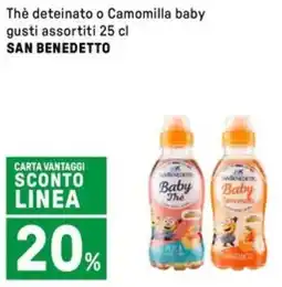 Iper La Grande Thè deteinato o Camomilla baby gusti assortiti SAN BENEDETTO offerta