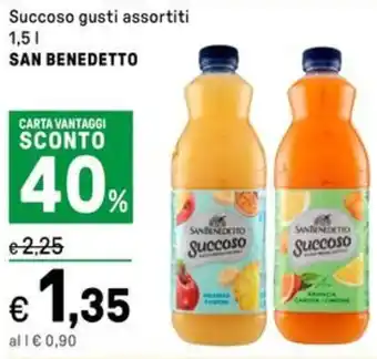 Iper La Grande Succoso gusti assortiti SAN BENEDETTO offerta