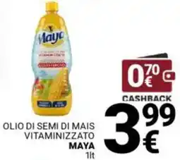 Supermercati Gulliver Olio di semi di mais vitaminizzato MAYA offerta