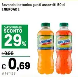 Iper La Grande Bevanda isotonica gusti assortiti ENERGADE offerta