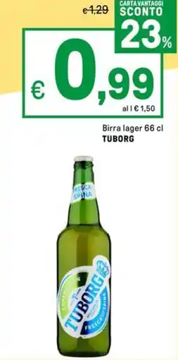 Iper La Grande Birra lager TUBORG offerta