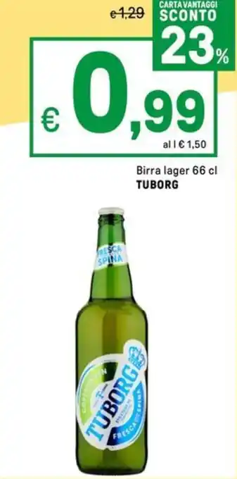 Iper La Grande Birra lager TUBORG offerta