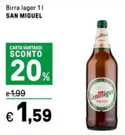 Iper La Grande Birra lager SAN MIGUEL offerta