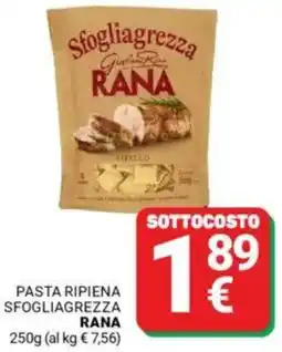 Supermercati Gulliver Pasta ripiena sfogliagrezza RANA offerta